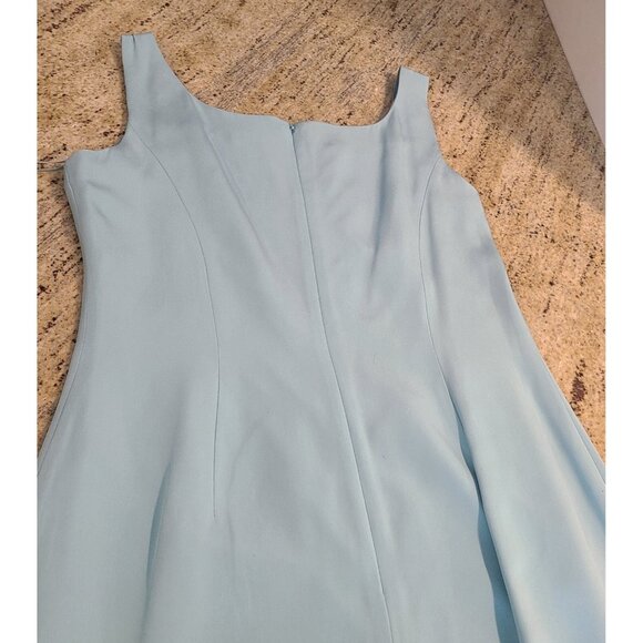 Liz Claiborne 100% Silk Dress Suit Blazer Lined Blue Size 10 2 Piece Office - Picture 11 of 16